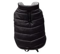 JACK AND VANILLA, Stylish Dog Coat, Waterproof, Windproof, Perfect Fit, Easy to Care, Ideal for City or Country Walks, Size M, Black, 5Th Avenue Dogwalk