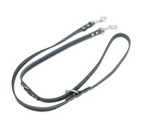 JACK AND VANILLA, Training Lead for Dogs, Greasy Leather, Grey, Size 12 mm x 200 cm
