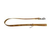 JACK AND VANILLA, Vintage Cognac Leather Dog Lead, 20 mm Width and 100 cm Length, Stylish and Durable Design, Ideal for Walks and Training, Vintage Model