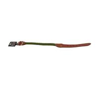 JACK AND VANILLA, Walkabout Green Adjustable Dog Collar, Stylish and Durable Design, 15 mm Wide, 60 cm Long, Easy to Clean, Ideal for Outdoor Adventures