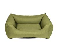 JACK AND VANILLA - Waterproof Dog Sofa - Waterproof Basket - Durable and Comfortable for Small to Large Dogs - Easy to Wash - Green Colour, Medium, 80 x 60 x 25 cm