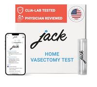 Jack at-Home Vasectomy Test Kit - Accurate Results from CLIA-Certified Lab - FSA & HSA Eligible Private and Secure Physician Reviewed Post-Vasectomy Test Results