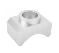 Jack Axle Adapter Lifting Saddle Portable Aluminum Hydraulic Jack Adapter Bottle Floor Axle Saddle Lightweight Sturdy Long Service Life Garage 4x4 Trails (Silver)