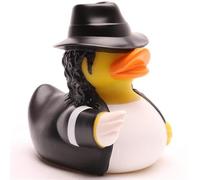 Jack Bath Duck with Rubber Duck Keyring Set I L 9 cm I Squeaky Duck I Gift for Music Lovers
