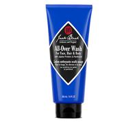 Jack Black All-Over Wash - Hair, Body, Face Cleanser for Men, 3-in-1 Solution, Body & Face Wash and Shampoo - Jojoba Protein, Vit