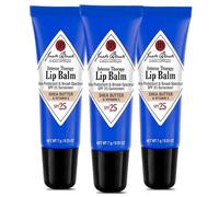 Jack Black, Intense Therapy Lip Balm SPF 25, Green Tea Antioxidants, Long Lasting Treatment, Broad-Spectrum UVA and UVB Protection, Shea Butter Flavour, 0.25 ounce, Pack of 3 - Amazon Exclusive