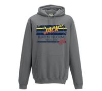 Jack Burton Trucking Hoodie - Mens Hooded Jacket Jumper - Sweatshirt Top Hoody - 3XL Multi