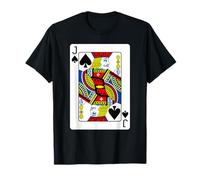 Jack Card Spades Suit Group Costume Poker Player T-Shirt