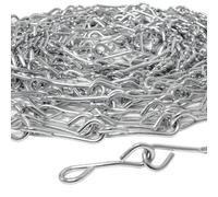 Jack Chain 10 Metre x 3mm - Galvanised - for Hanging Baskets, Lights, Feeders, Indoor or Outdoor