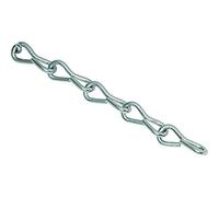 Jack Chain Galvanised 3mm Ideal for Hanging Baskets, Pictures, Bird Feeders etc - 6 Metre Cut Length