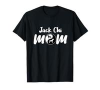 Jack Chi Mom Gears Cross Breed Owners Mum Pet Jack Chi Dog T-Shirt