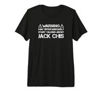 Jack Chi Warning May Start Talking About Jack Chis Premium T-Shirt