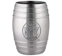 Jack Daniel's 2 Oz. Stainless Steel Barrel Shot Glass, Bug Logo, Official Licensed Product, Jack Daniel's Bar Collection, Exclusive Product