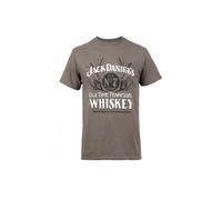 Jack Daniels 868814-xlarge Jack Daniels Old Time Whiskey T-Shirt, Grey - Extra Large