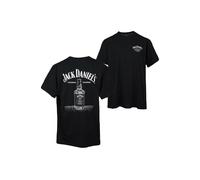 Jack Daniels 869293-large Jack Daniels Line Art Bottle T-Shirt, Black - Large