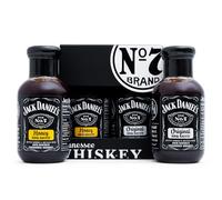 Jack Daniel's BBQ Sauce Gift Set, Honey & Original, Tennessee | Officially Licensed, Jack Daniel's Gifts for Men, Food Gifts, Boyfriend, Dad, Birthday, Christmas