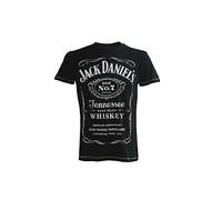 JACK DANIELS BIO-TS011078JDS-XL Classic Logo Men's T-Shirt (X-Large, Black)
