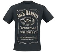 JACK DANIELS BIO-TS011078JDS-XXL Classic Logo Men's T-Shirt (2X-Large, Black)