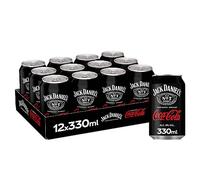Jack Daniels & Coca Cola mix 330ml X 12 Cans - JD with Coke Mix