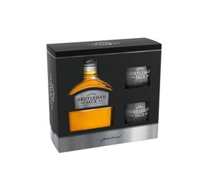 Jack Daniels Gentleman Jack with 2 Glasses Gift Pack, 70 cl