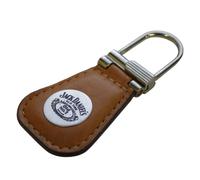 Jack Daniels Leather Keyring With Plaque