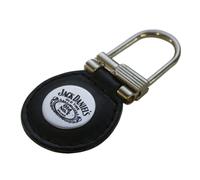 Jack Daniels Leather Keyring With Plaque