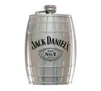 Jack Daniels Licensed Barware 8495 Swing Cartouche Flask, Stainless-Steel, Silver