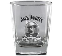 Jack Daniel's Licensed Barware Cameo DOF Glass, 1 Count (Pack of 1), Clear
