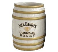 Jack Daniel's Licensed Barware Tennessee Honey Barrel Ceramic Shot Glass, White, 8407