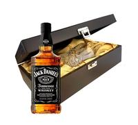 Jack Daniels Original Old No. 7 Whisky In Luxury Box With Crystal Glass Tumbler 70cl 40% abv