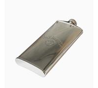Jack Daniels Slim Flask - High Polished Chrome