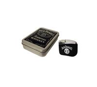 Jack Daniel's tobacco tin and electronic gas lighter