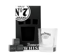 Jack Daniel's Whiskey Stones & Glass Gift Set, Old No7