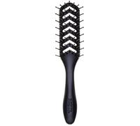 Jack Dean by Denman D200 Flexible Vent Brush for Blow Drying - Styling Hair Brush for Wet Dry Curly Thick Straight Hair - For Women and Men (Black)