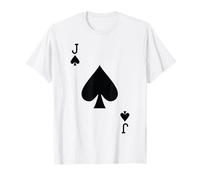 Jack Deck of Card Spades T-Shirt