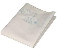 Jack Dempsey Cotton Blend Children's Stamped Pillowcase with White Perle Edge-Elephant Train