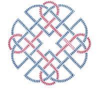 Jack Dempsey Needle Art Celtic Knot 18" Quilt Blocks