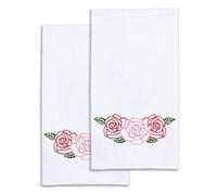 JACK DEMPSEY NEEDLE ART HAND TOWEL DECORATIV ROSE GARDE