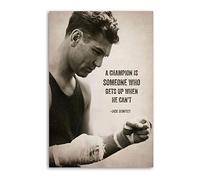 Jack Dempsey Sporting Legends · Heavyweight Boxing Poster Decorative Painting Canvas Wall Posters And Art Picture Print Modern Family Bedroom Decor Posters 08x12inch(20x30cm)