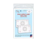 Jack Dempsey Stamped Pillowcase Shams, XX Colonial (Pack of 2)