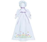 Jack Dempsey Stamped White Pillowcase Doll Kit-Field of Flowers