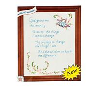 Jack Dempsey Stamped White Sampler 11"X14"-Serenity Prayer