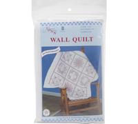 Jack Dempsey Stamped White Wall Or Lap Quilt, Sampler
