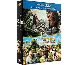 Jack et le chasseur de géants 3D + Voyage au centre de la Terre 2, l'île mystérieuse 3D [Blu-ray 3D]
