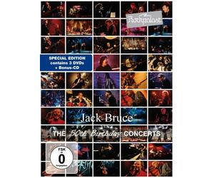 JACK & FRIENDS BRUCE - ROCKPALAST:THE 50TH BIRTHDAY CONCERTS 3 DVD + CD NEW