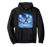 Jack Frost Winter Scene Pullover Hoodie