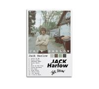 Jack Harlow Minimalist Print Album Cover Signed Limited , Music Album Cover ,Pop Hip Hop Rap Singer Star Music Poster Aesthetic Canvas Wall Art for Girl And Boy Teens Dorm Decor 24x36inch(60x90cm) Unf