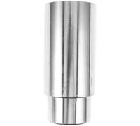 Jack Heightening Column 13mm Hole Alloy Steel Pad Adapter | 50mm Plug Opening, Silver Finish, Compact Lift Support for Vehicles Jack and Car Lift Setups