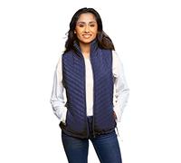 JACK IN THE BAG Womens Padded Comfy Gilet - Water Resistant Ladies Bodywarmer, Lightweight Sleeveless Jacket, Breathable -for Winter, Travelling, Camping (NAVY 8)
