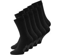 JACK & JONES 10 Pack Mens Socks Comfortable Crew Socks Multipack Walking Runnin
